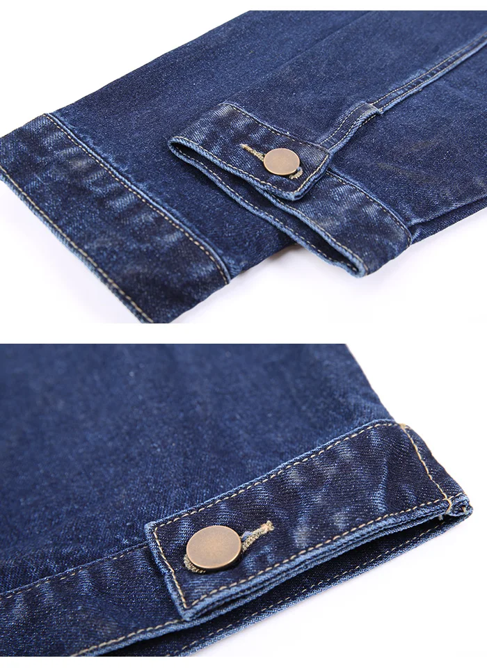 Женская короткая джинсовая куртка LEIJIJEANS, классическая повседневная темно-синяя куртка из денима c пуговицами на спине, новая модная модель больших размеров от S до 6XL