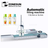 zonesun automatic perfume oil filter beverage water bottle high precision heat resistance liquid filling machine