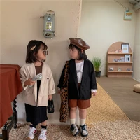 2021 fashion kids boys girls blazer korean style childrens jacket autumn child coat outwear wedding birthday party baby jacket