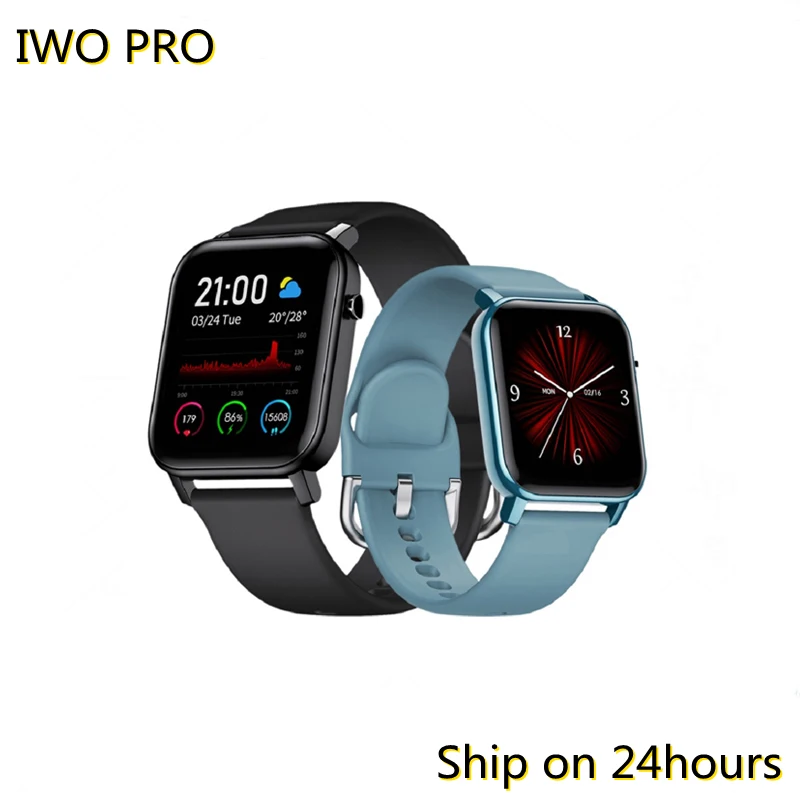

Мужские Водонепроницаемые умные часы IWO PRO 2021 SN87 с сенсорным экраном Bluetooth для Android