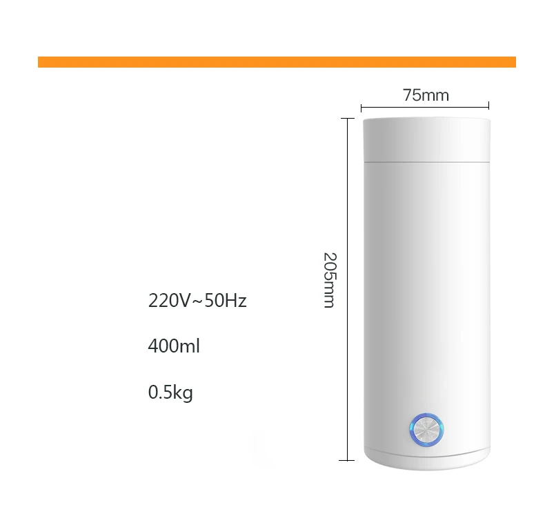 

220V 110V Travel electric kettle portable kettle heating water cup insulation integrated small mini dormitory students