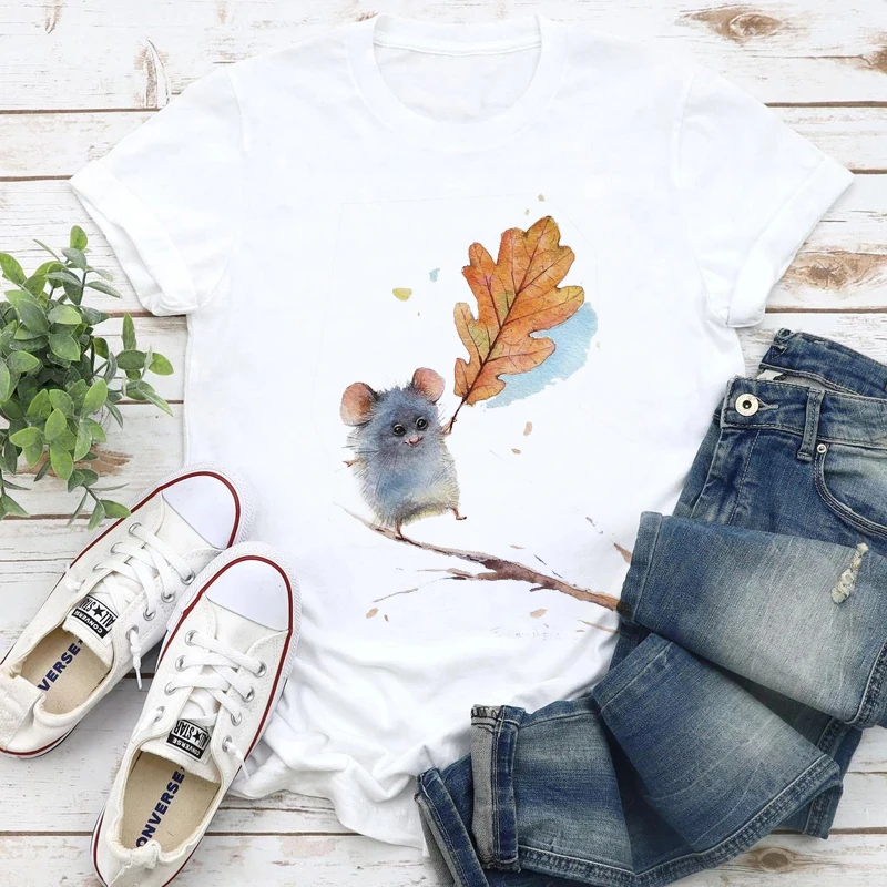 

New basic women's 2021 short-sleeved simple T-shirt round neck T-shirt summer top T-shirt white female simple clothes T-shirt