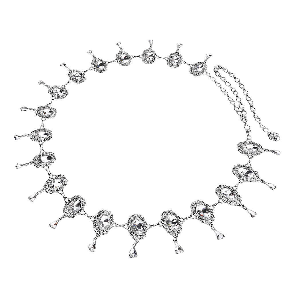 

Women Skinny Metal Chain Waist Dress Belt Strap Waistband Apparel Accessories for Women
