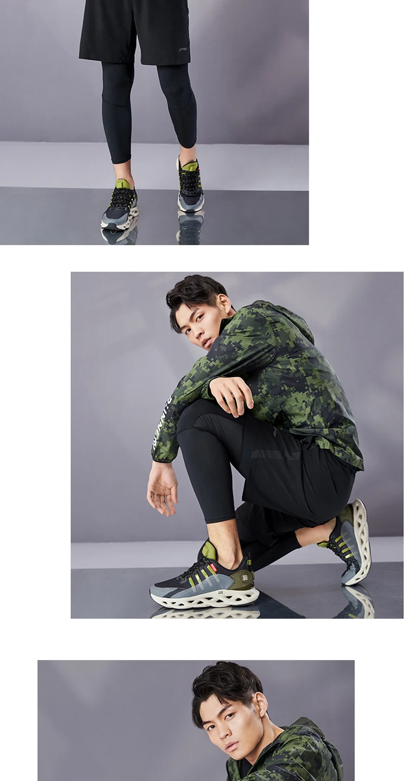 Li-Ning/мужские кроссовки для бега с подушкой из дуги; износостойкая спортивная обувь с водонепроницаемой подкладкой; износостойкие кроссовки; ARHP245 XYP946