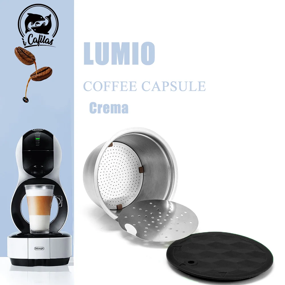 Многоразовая корзина для кофейных капсул из нержавеющей стали dolcegusto Crema фильтр