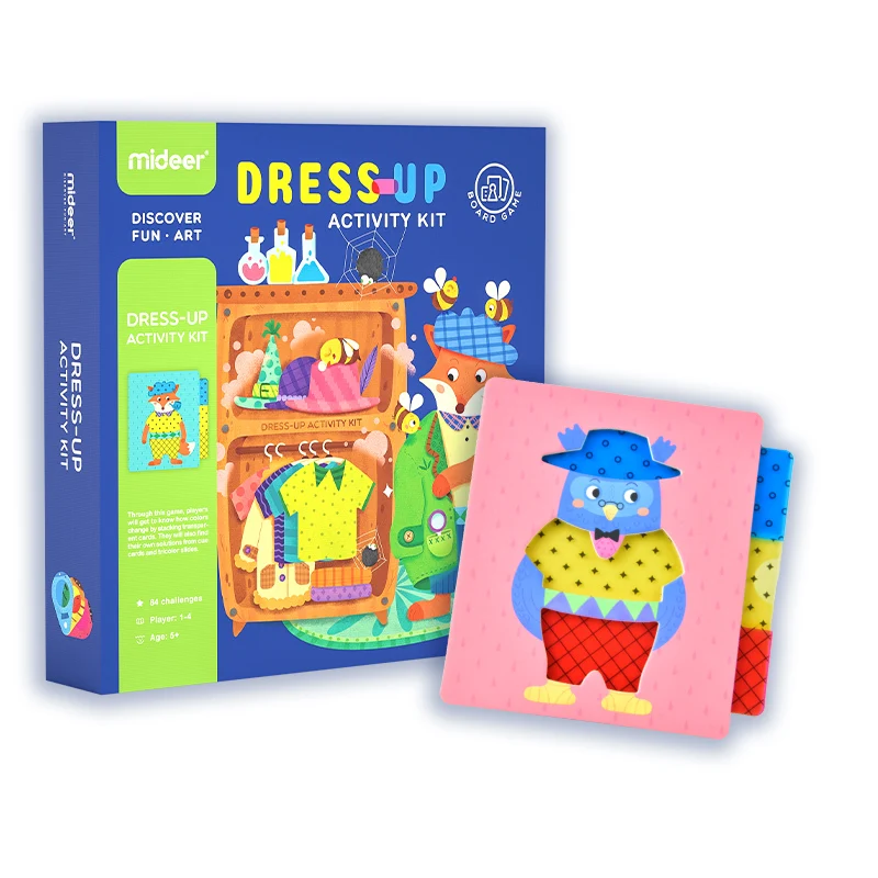 

Mideer Kids Early Educational Baby Colorful Popular Children Interesting Dress Up Fitting Room Toys More Than 3 Years Old