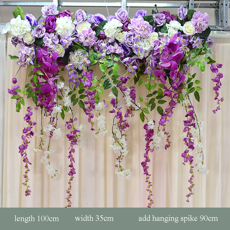 Свадебные арки цветок искуственные цветы для декора ряд фон поддельные swag