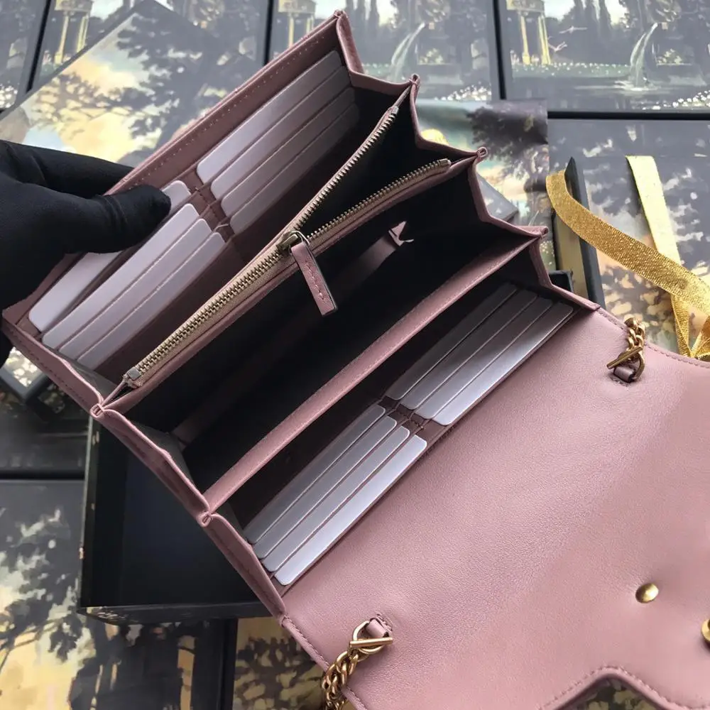 

2020 new high-end customized brand luxury women's small square bag leisure fashion g pull chain bag mobile phone bag leather