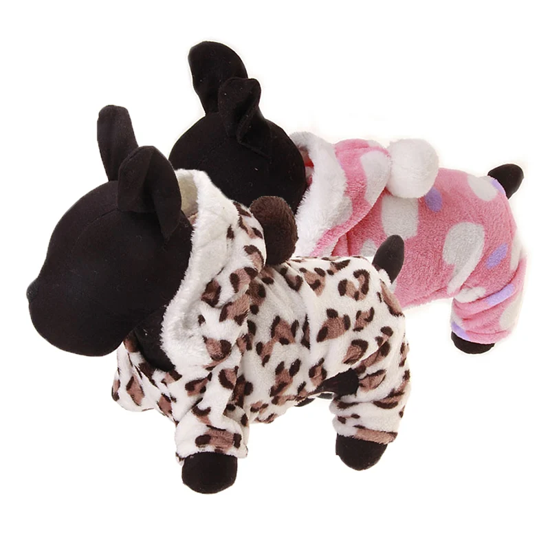 

Fashion Soft Leopard print Pet Dog Clothes Coat Costume Yorkshire Chihuahua Dog Clothing Small Puppy Dog Coats