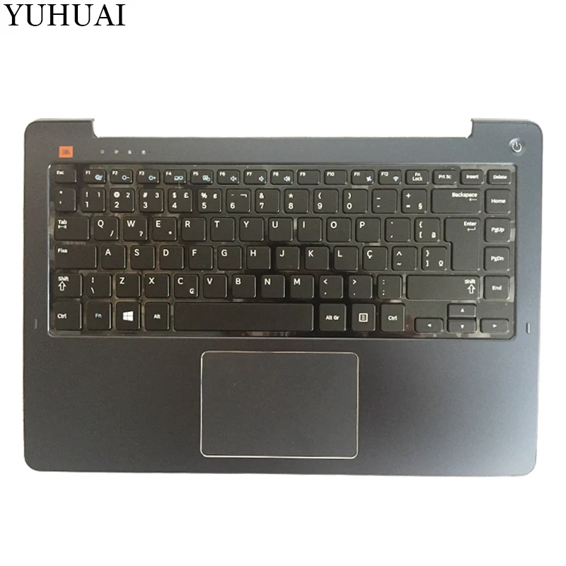 Новинка для samsung NP530U4E 530U4E BR бразильская Клавиатура ноутбука с пепельным черным