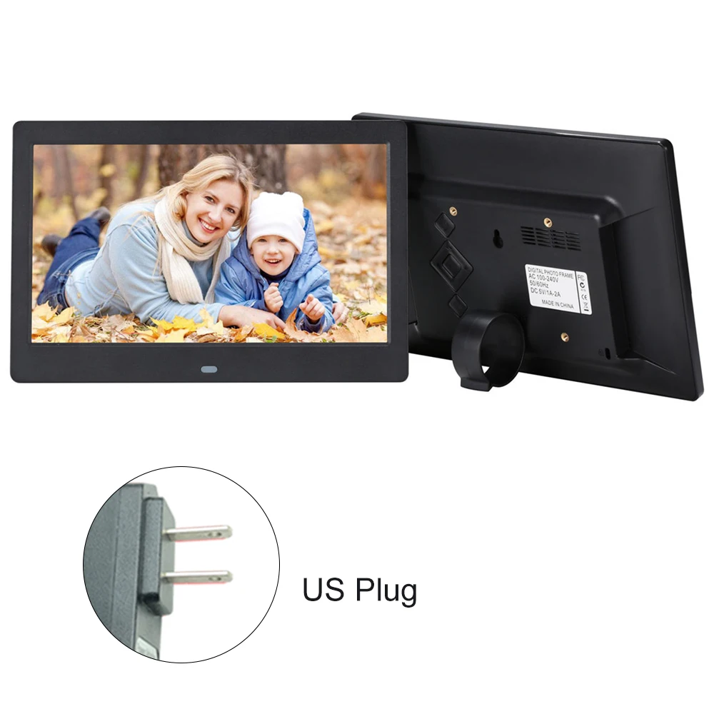 10&quot LEDs Digital Photo Frame Album Display Image MP4 MP3 Audio with Infrared Remote Control Touch Key Support Auto Mixed Play |
