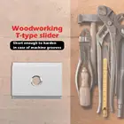 Вспомогательный Инструмент для деревообработки сделай сам, Т-образный слайдер, слот из алюминиевого сплава, торцевая дорожка, подходит для желоба типа 3045 различных стилей