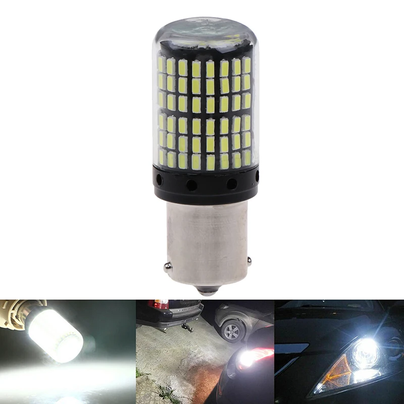1 шт. светильник воротный сигнал 3014 144smd CanBus S25 1156 BA15S P21W LED BAY15D BAU15S PY21W Lamp T20 7440 W21W W21/5W