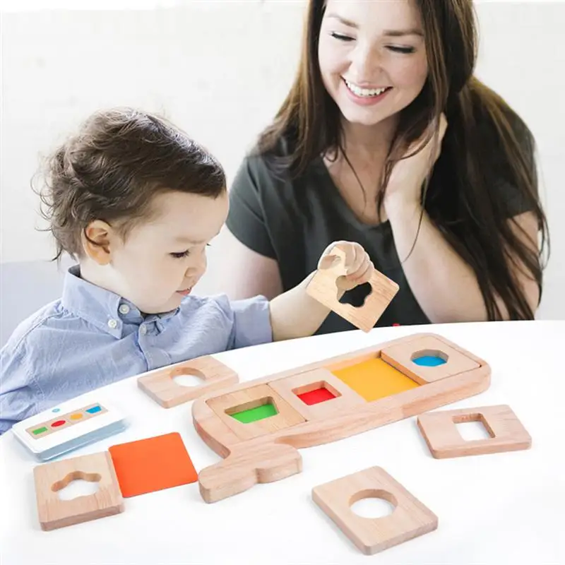 Монтессори обучение раннему детству КИТ Геометрия разделительная доска учебные