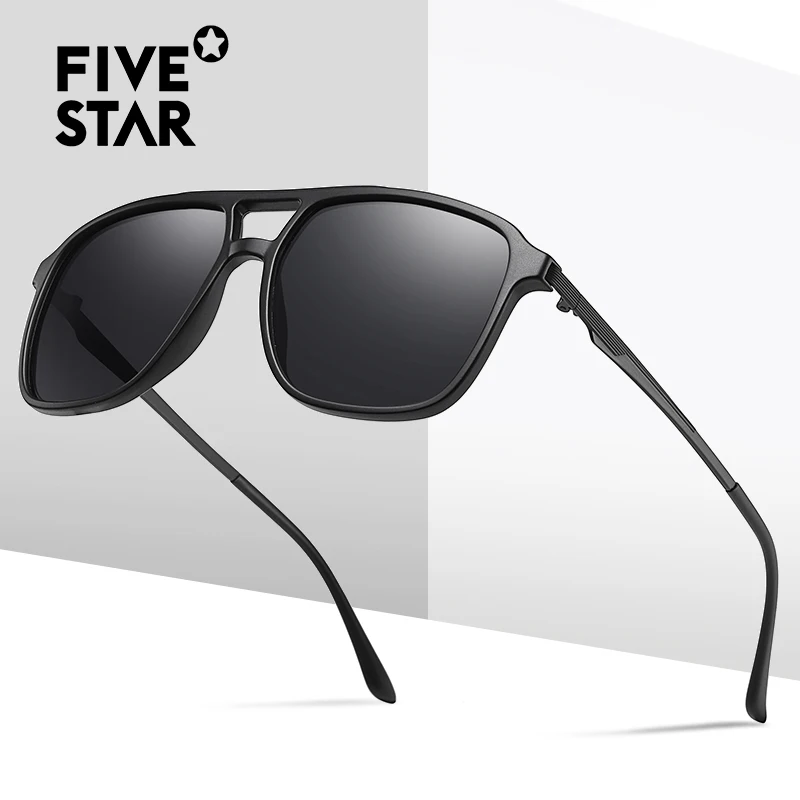 

FIVE STAR 2021 Brand Designer Fashion Square Sunglasses Mens Polarized Coating Mirror Sun Glasses Eyewear Accessorie For Men