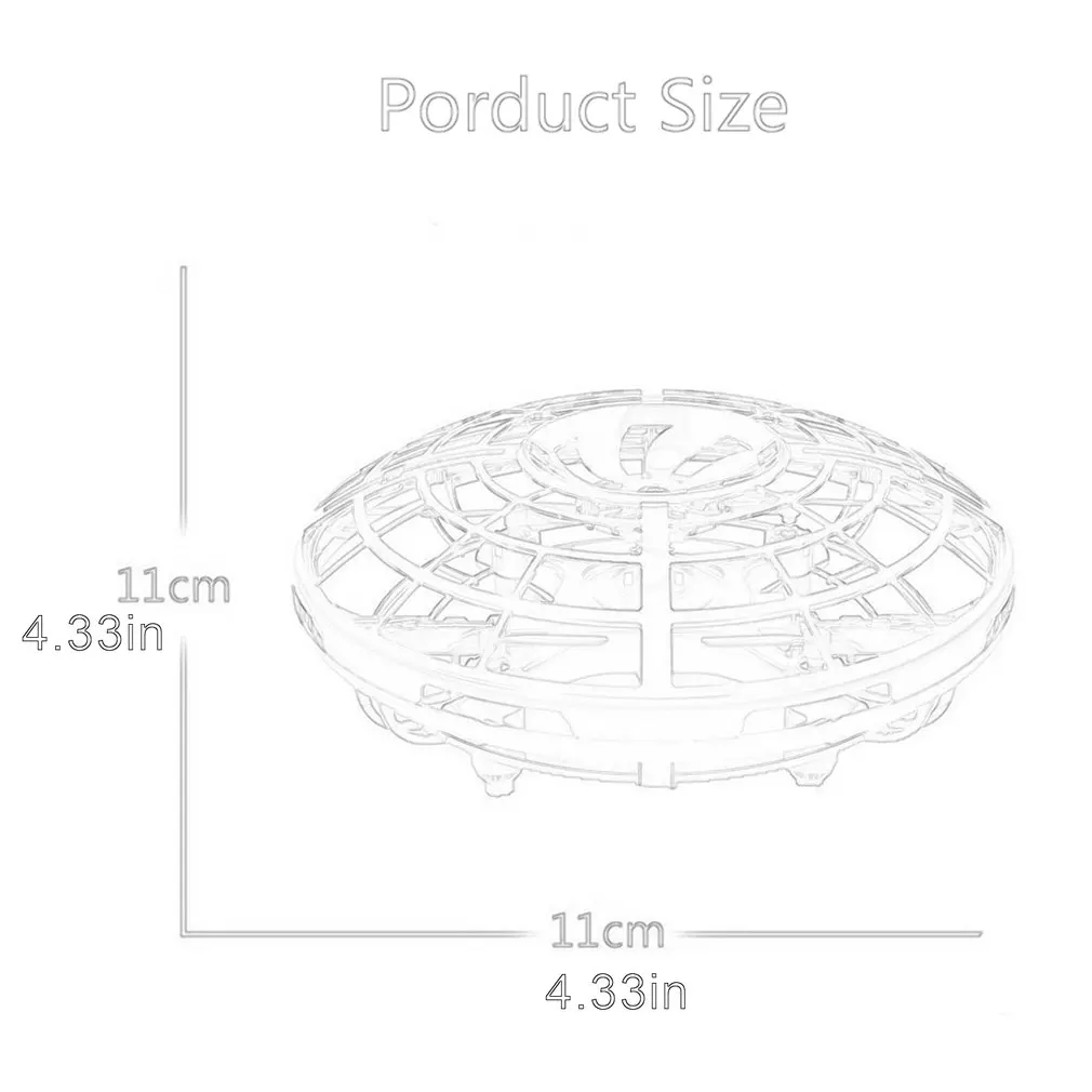 

Mini Drone Infrared Sensor Ufo Flying Toy Induction Aircraft Quadcopter For Kids Children's Game Toys