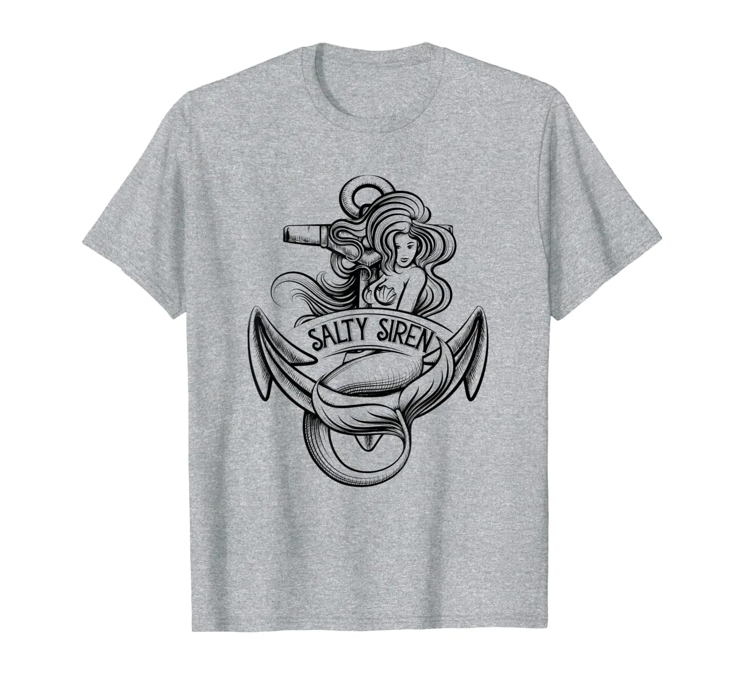 

Соленые сирена рубашка для девочек туда и обратно круиз русалки подарок, морской футболка