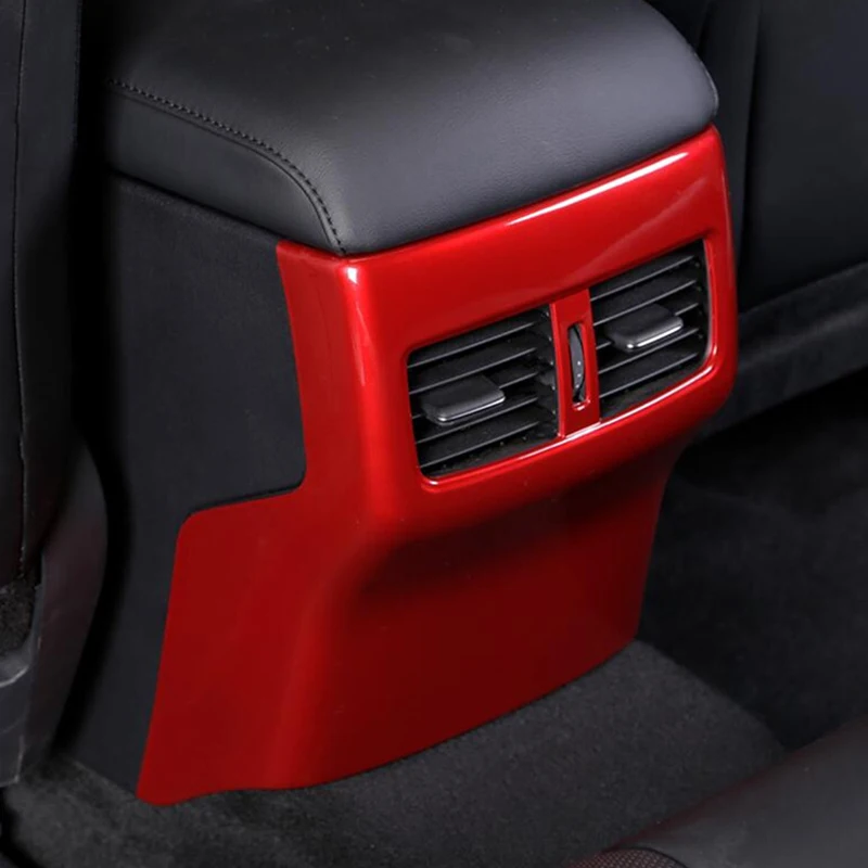 

For NEW Mazda 3 Rear Air Conditioning Outlet Decorative Frame Accessories ABS Kick Proof Car Interior Refit Mazda3 2019+