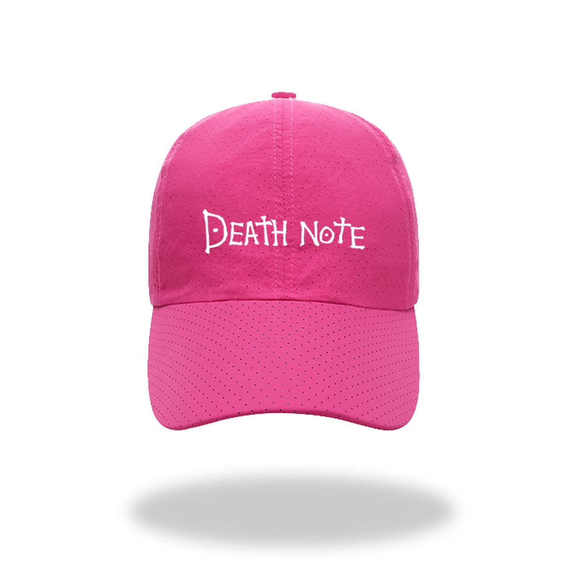 

Death Note Fashion Visors Women's Summer Hat Anime Print Hat Letters Baseball Cap Unisex Men Adjustable Breathable Mesh Sun Cap