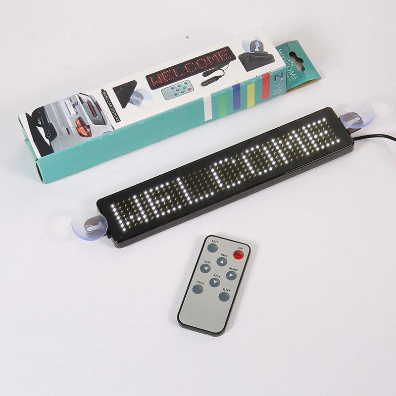 

DIY programmable scroll go words words LED signs advertising message boards in English cafe bar car remote control panel
