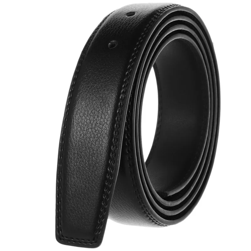 Men's Belt 100% Pure Cowhide Buckle Belts No Men High Quality Male Genuine Leather with Holes 3.5cm | Аксессуары для одежды