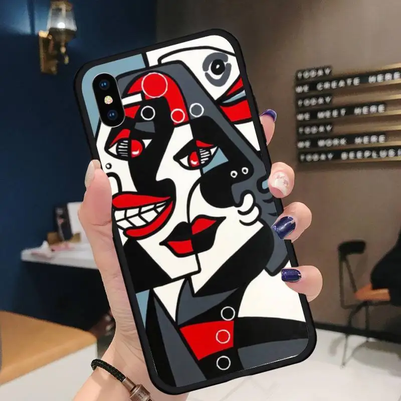 

Picasso abstract Art painting Phone Case for iPhone 11 12 mini pro XS MAX 8 7 6 6S Plus X 5S SE 2020 XR
