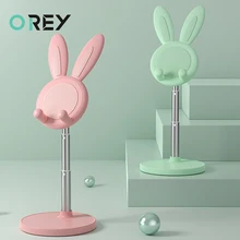 Cute Bunny Stand Mobile Phone Holder Stand Adjustable Desk Portable Phone Stand For Xiaomi iPhone iPad Tablet Mobile Support