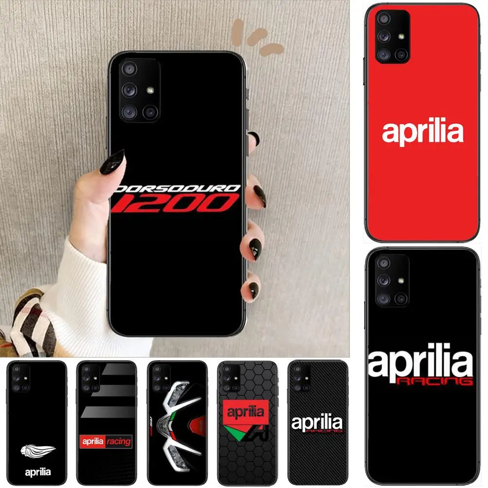 

Luxury motorcycle brand aprilias Phone Case Hull For Samsung Galaxy A50 A51 A71 A70 A52 A40 A30 A31 A80 A20E 5G S Black Shell A