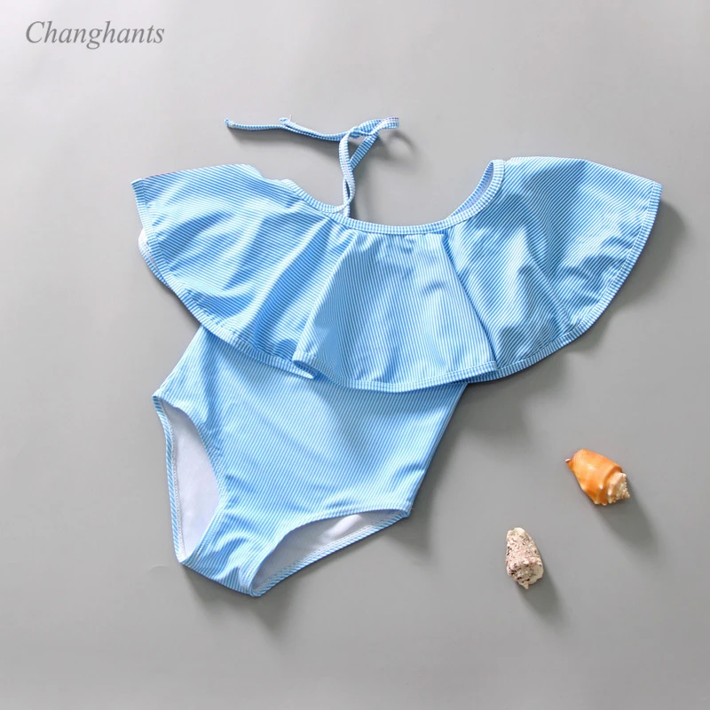 Детская одежда светло голубого и желтого цвета с рисунком в полоску Размеры на