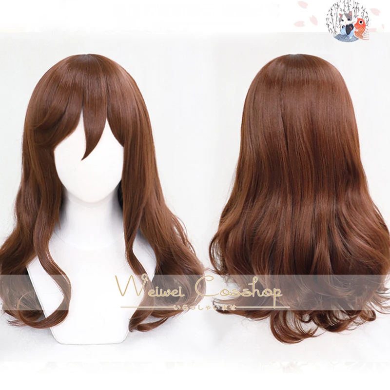 Парик для косплея New Hori Kyoko Kyouko из аниме Hori-san to Miyamura-kun Horimiya длинный коричневый