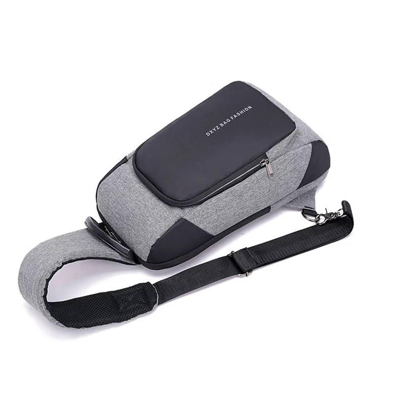 Мужская нагрудная сумка UOSC водонепроницаемая сумка-слинг через плечо с usb-портом