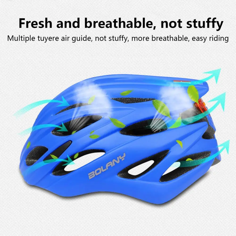 

Removable Lining Unisex Unisex Bicycle Helmet With Warning Light for MTB