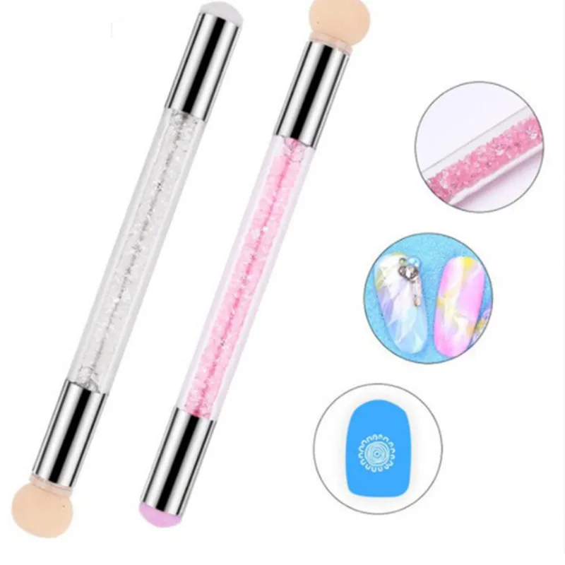 Новинка инструмент для ногтей силиконовая головка уплотнения градиентная ручка
