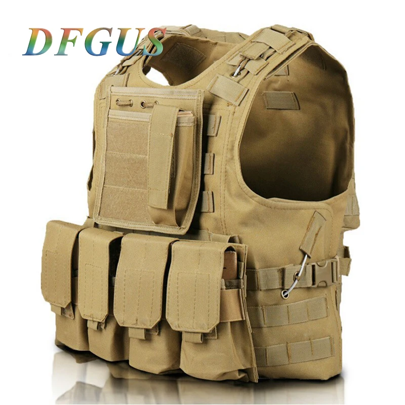 Military Tactical Vest Special Forces Camouflage Combat Vest Anti-piercing Protective Clothing CS Airsoft Combat Vests