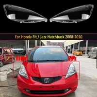 headlamp lens for honda fit jazz hatchback 2008 2009 2010 headlight cover replacement front car light auto shell