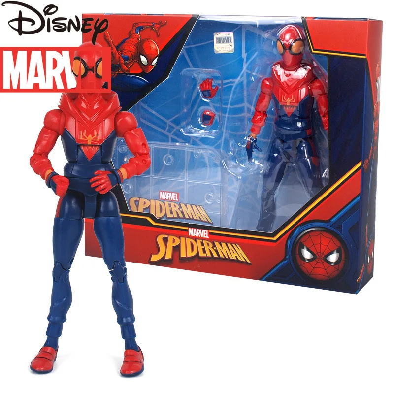 

Disney Marvel Spiderman Model Toy Doll 7-inch Super Actionable Stand Version Boxed Doll Model Decoration