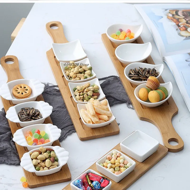 Блюдо для фруктов в японском стиле креативные керамические столовые приборы