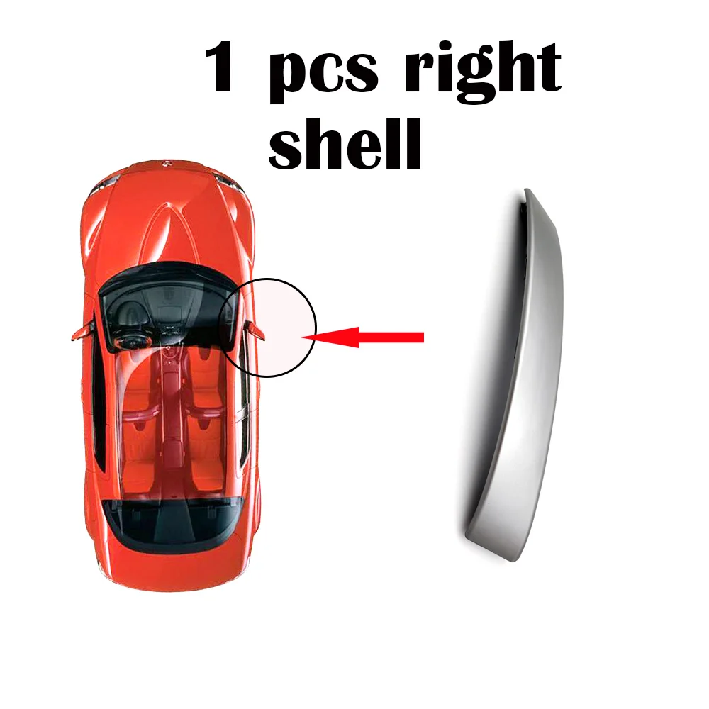 Автомобильные дверные ручки база для Nissan QASHQAI J10 2007 2008 2009 2010 2011 2012 2013 внутренняя ручка с серебряной ручкой Крышка - Цвет: right shell 1pcs