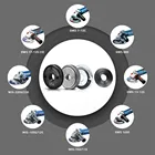 Прочная 1 * Нижняя напорная пластина для угловой шлифовальной машины Bosch Metabo, 3 * Набор инструментов с фланцевыми гайками, практичный