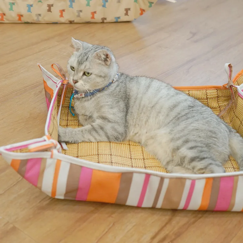 Собачья Конура-постель дышащее одеяло охлаждающая кровать для домашних животных