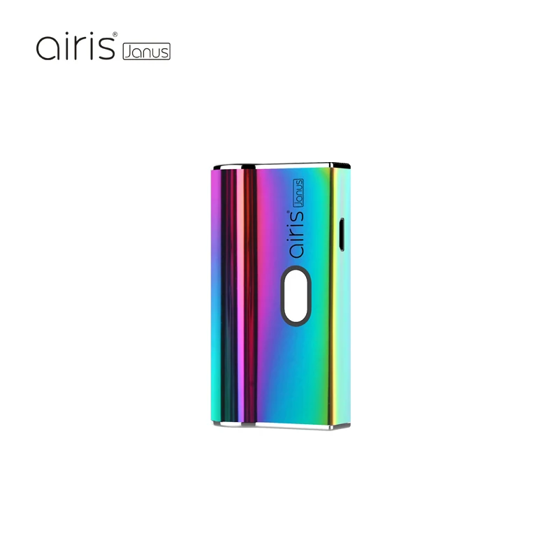 Rainbow Новинка! AIRISTECH Airis Janus 2в1 испаритель батарея для вейпа для Nic солевой стручок и 510 резьбовой картридж CBD система управления напряжением - Цвет: Rainbow