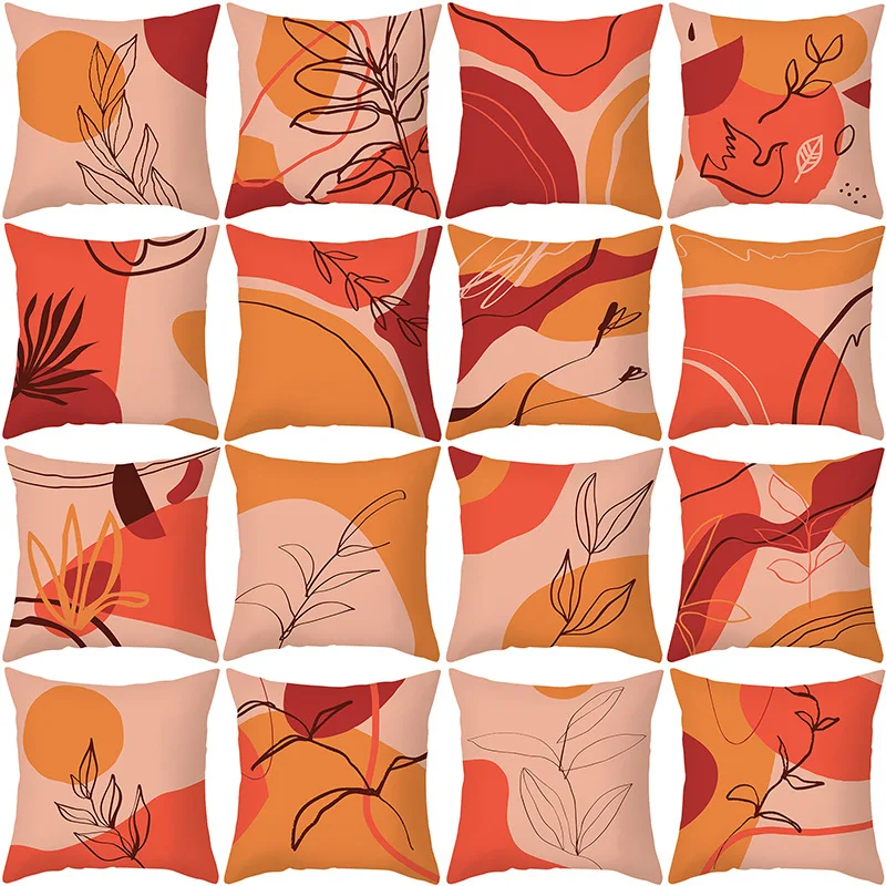 

Morandi Geometric Abstraction Sofa Cushion Cover Home Decor Living Room Pillowcase Office Car Decorative Throw Pillow Cover