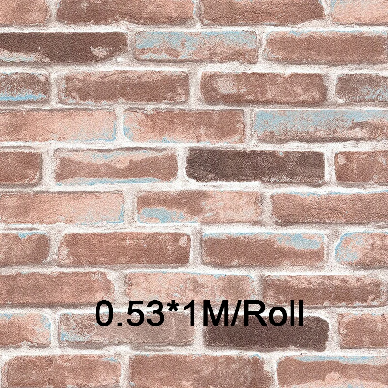 

Retro Thickened 3D Brick Grain Wallpaper Instant Paste Home Office Decor Dining Room Decoration for Living Room for The Walls