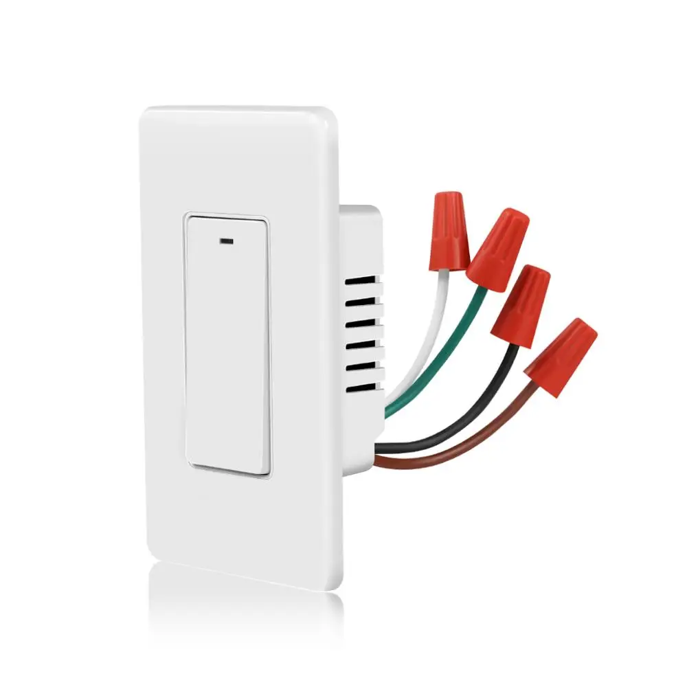 1 Gang США переключатель Wi-Fi Homekit Apple 15A Timming график светильник функция голосового