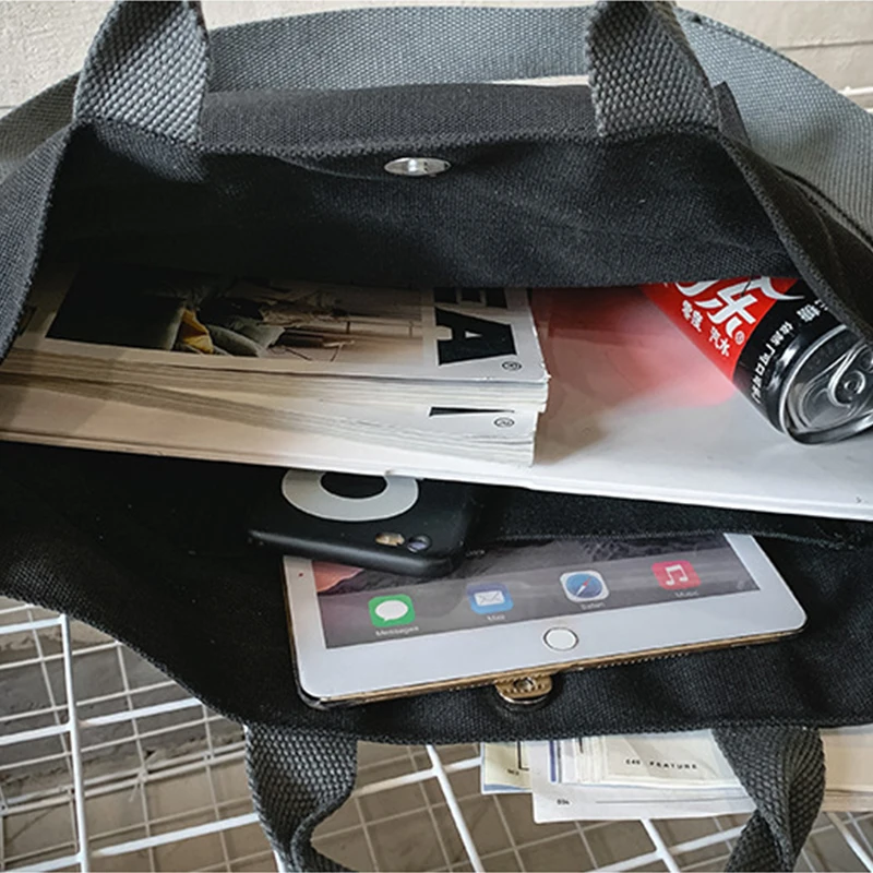 Холщовая Сумка тоут Monsisy для женщин Женская пляжная вместительная школьная сумка