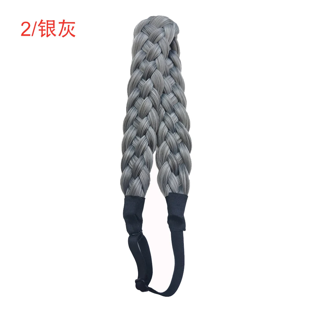

Elastic Synthetic Hair Braid 5 Strands Braided Hair Plaited Headbands Boho Style Hair Accessories