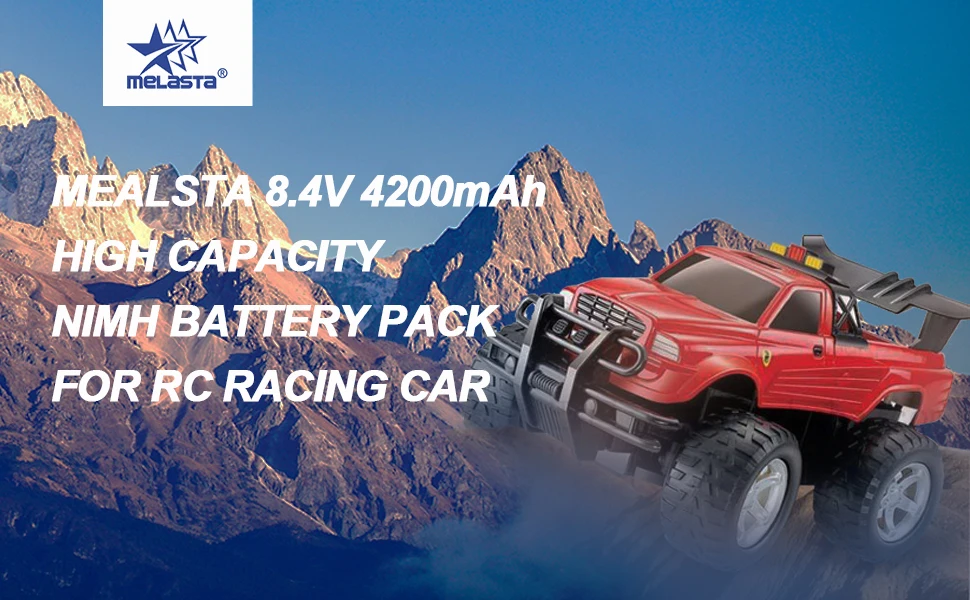 Melasta 8,4 V 4200mAh 7 ячеек горб пакет NiMH аккумулятор с Traxxas разряд Разъем для RC гоночный автомобиль