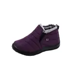 Зимние ботинки, женская обувь, толстая и бархатная водонепроницаемая обувь из хлопка для снега, размер 36-47