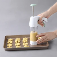 manual cookies mold gun diy pastry syringe extruder nozzles icing piping cream muffin biscuit maker machine dessert decoration