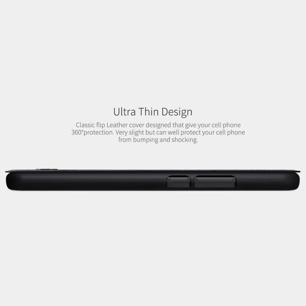 Чехол NILLKIN QIN Series с откидной крышкой для Xiaomi Redmi 9 кожаный чехол карманом карт